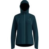 Odlo X-Alp Waterproof Pro Dames Hardloopjas - petrolblauw, Maat M