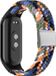 By Qubix Qubix - Braided nylon bandje - Multicolor Dark - Geschikt voor Xiaomi Smart Band 8 / 9 / 10