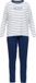 TOM TAILOR Zaria Dames Pyjama - Blauw gestreept