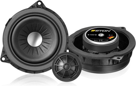 Eton B100W2 - 2-weg Componentenset - 10cm - 100W - Autospeakers voor BMW