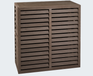 Evolar WPC Airco Omkasting Walnut Grey Tower - Tweedekans