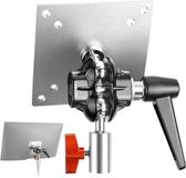NEEWER Monitor Mount Adapter met VESA-montage, aluminiumlegering lichtstandaard adapter dubbele 360° kogelgewricht M4 schroef & 5/8 inch ontvanger voor impactscherm buiten tv-standaard, maximale
