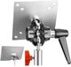 NEEWER Monitor Mount Adapter met VESA-montage, aluminiumlegering lichtstandaard adapter dubbele 360° kogelgewricht M4 schroef & 5/8 inch ontvanger voor impactscherm buiten tv-standaard, maximale