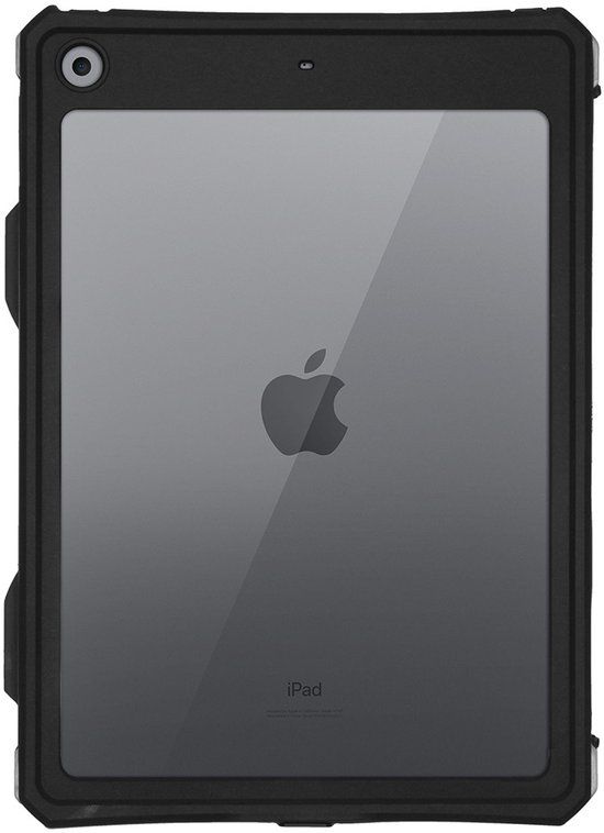 Redpepper Waterproof Backcase voor de Apple iPad 9 (2021) 10.2 inch / iPad 8 (2020) 10.2 inch / iPad 7 (2019) 10.2 inch - Zwart