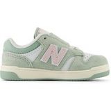 New Balance B480 New-b Hook & Loop Blanc Taille : 20 Wide