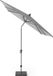 Platinum Sun & Shade - Middenstokparasol - Riva - 300x200cm - Lichtgrijs