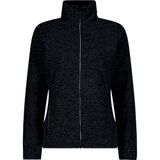 CMP Hybride Damesfleece Zwart XXXL
