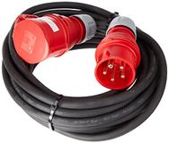 UNITEC 47451 CEE-verlenging 16A, 10m, H07RN-F5G 1,5 mm², 5-polig