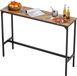 VEVOR Bartafel Hoge Tafel Bistrotafel Cocktailbar Eetkamer 1397x381x991mm