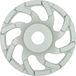 KLINGSPOR 331022 DS 600 S diamantslijpschijven 100 x 7,2 x 22,23 mm 16 segmenten 7,2 x 5,5 mm speciale geometrie