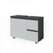 Vicco Meuble sous vasque forme J – 80 x 60,8 cm anthracite/blanc