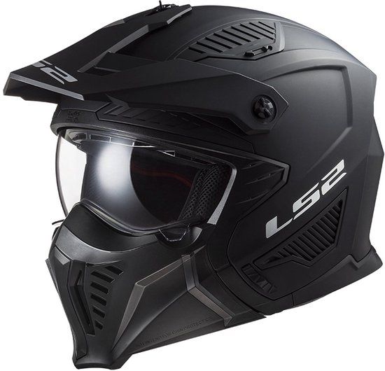 LS2 OF606 Drifter Solid Matt Black Jethelm - Maat XXL