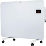Optimeo Radiateur Convecteur 1500w Blanc 3 Niveaux De Chauffage, Fonction Minuterie, Télécommande, Ipx4 Waterproof