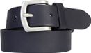 Petrol Industries Ceinture en cuir pour homme - 3,5 cm de large - Noir - Taille 115