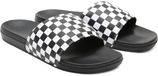 Vans La Costa Slide-On Checkerboard Truwht/Blk Heren