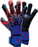 Elite Sport Spin Keepershandschoenen - Zwart / Paars / Rood | Maat: 8