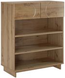 vidaXL Schoenenkast 73 x 38 x 87,5 cm Bewerkt hout Artisanaal eiken