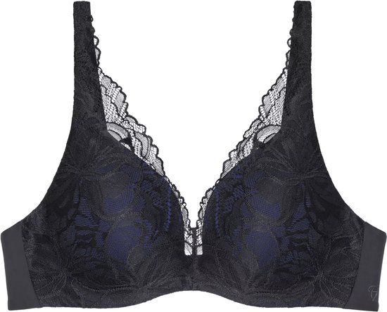Triumph Body Make-Up Illusion Lace WP Bra - Black - Size 85E
