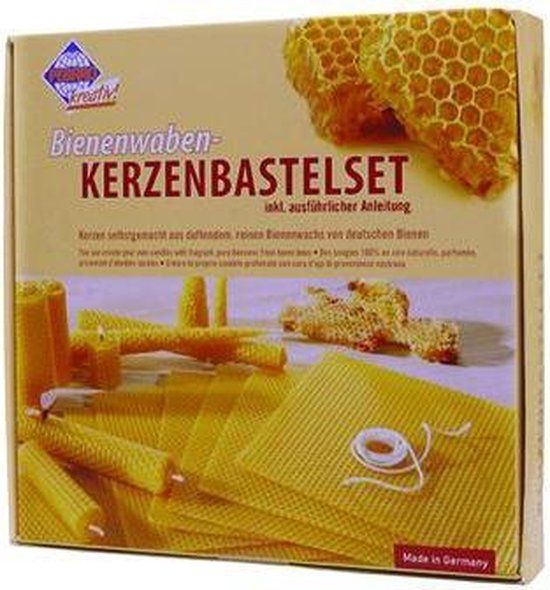 Pebaro Bijenwas Kaarsen Set (wachsset1) - natuurproduct - Geel