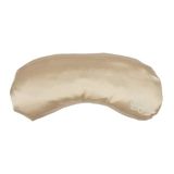 Bodhi Zacht oogkussen met lavendel-lijnzaadvulling, oogmasker voor yoga, ontspanning en meditatie, overtrek van mako-satijn of zijde, wellness voor thuis (van zijde/beige)