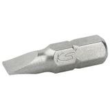 KS Tools 911.3687 9113687 Gleuf-bit Aandrijving: 1/4 (6,3 mm) Uitvoering: Plat 20 mm