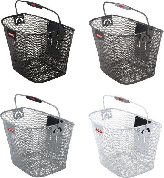 KLICKfix Uni fietsmand - 16 l - Zwart - Voor