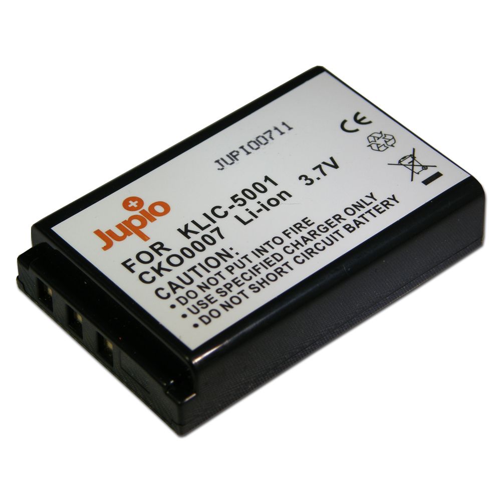 Jupio CKO0007 Li-Ion 1800mAh 3.7V Batterij voor Kodak KLIC-5001/KLIC5001