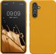 kwmobile telefoonhoesje geschikt voor Samsung Galaxy A54 5G - Hoesje voor smartphone - Back cover in honinggeel