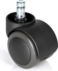 hjh office Bureaustoel Wiel - Zwart - 5x Rolo Free 10mm/50mm