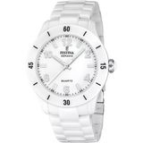 Festina F20720/1 Dames Polshorloge Wit Keramiek