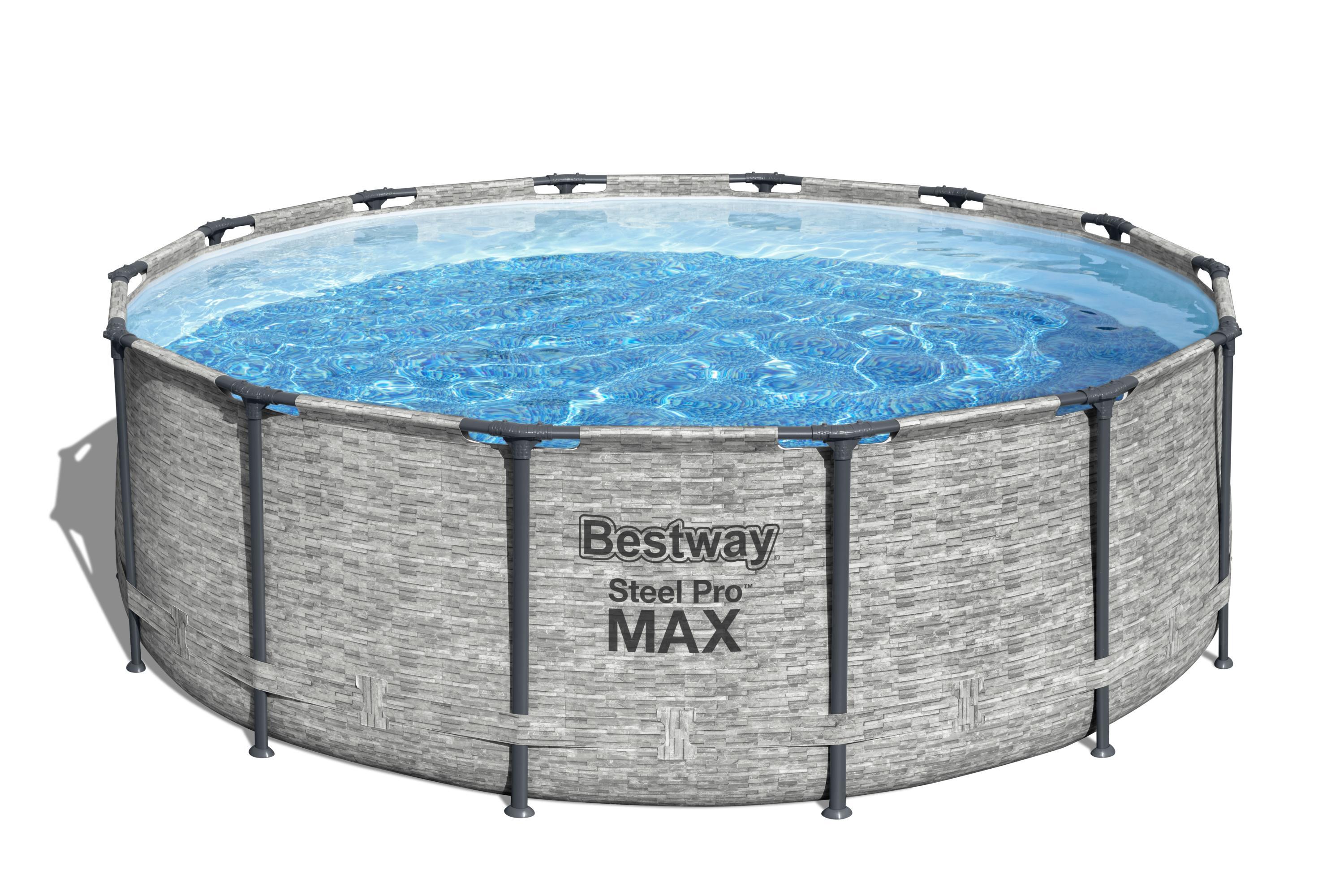 Bestway Steel Pro MAX Ronde Bovengrondse Zwembad Set 4,27 m x 1,22 m