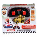 Carrera RC voertuig Auto - RC Auto Mini - Mario Kart™ - Gold Mario - 6,2cm Lang - 2,4GHz RC Model Kant en Klaar