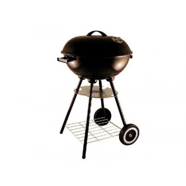 THM 8710943233565 houtskool barbecue / zwart, chroom / staal / rond