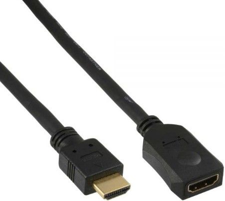 Inline HDMI-HDMI Kabel - 2m - Zwart - 17632G