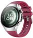 By Qubix Qubix - Siliconen bandje 'True Fit' - Wijnrood - geschikt voor Huawei Watch 5 - 46mm