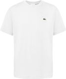 Lacoste Heren O-hals shirt met crocodile logo - Wit - 5XL