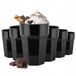 Trend glass 6x Zwarte Long Drink Glazen 425ml