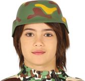 Fiestas Guirca Helm Soldaat Junior Groen One-size