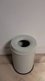 HELIT Metalen safety afvalbak - 15 liter - Metaal - Lichtgrijs