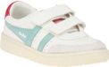 Gola Hawk Strap Sneaker Wit-Licht Blauw