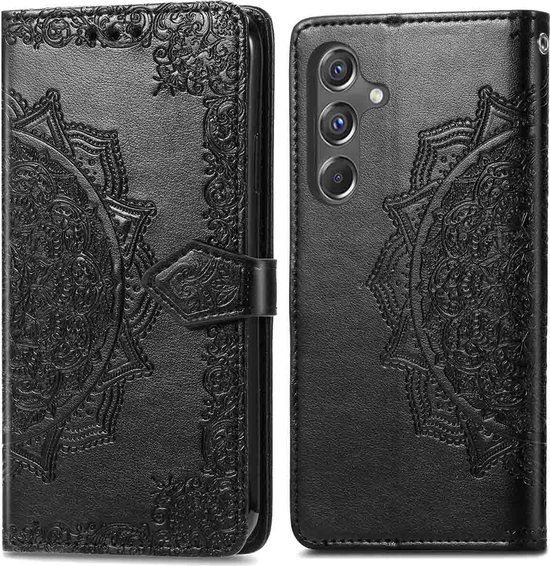 iMoshion Hoesje Samsung Galaxy A15 (5G/4G) - Mandala Bookcase - Zwart