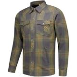 Rusty Stitches Neil V2 Motorfiets Shirt Blauw/groen 3XL