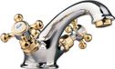 Reitano Rubinetteria Antea mitigeur de lavabo Chrome/Or - 8024587002402