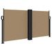 vidaXL Pare-vent rétractable 120x1000 cm taupe