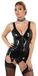 Late X Latex Basque voor dames Zwart M