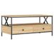VidaXL Salontafel Sonoma-eik, 100x51x45 cm