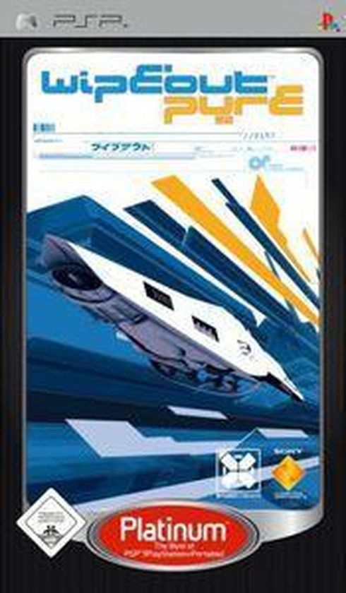 Sony Playstation Wipeout Pure-Platinum Duits (PSP) Gebruikt