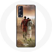Maniacase Hoesje Vivo Y72 cristiano ronaldo messi geit