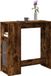 Maison Exclusive - Tabouret de bar avec étagère, chêne fumé, 101x40x103,5 cm, fibre de bois