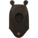 Mikk-Line Cagoule intégrale en laine avec oreilles bébé fille